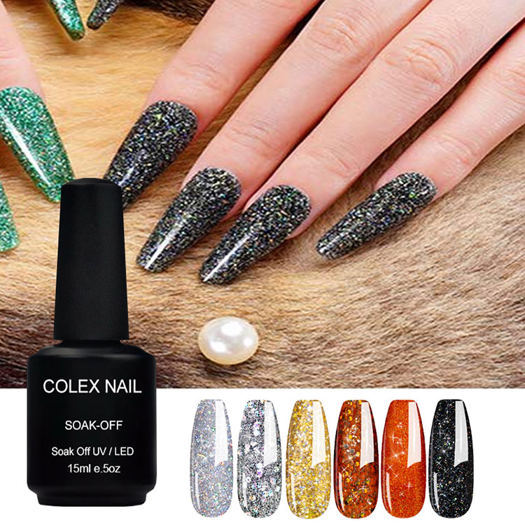15 ml glanzende schittering glittergelgolm