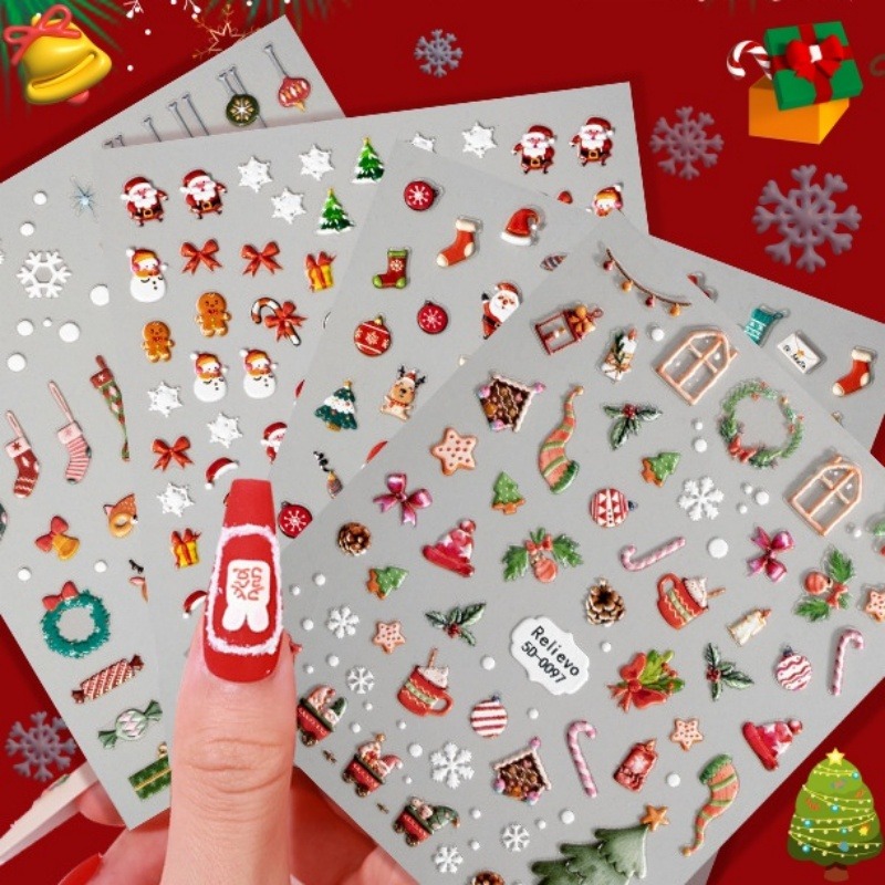 Kerst Nail Art Stickers Stickers
