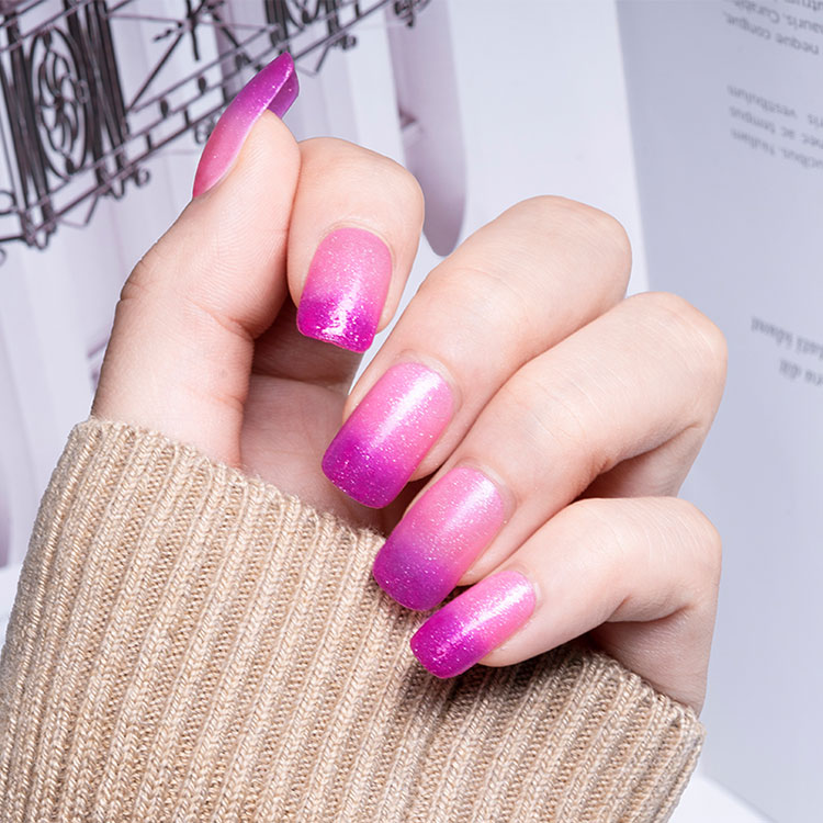 Kleur stemming temperatuurverandering nagellak
