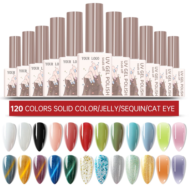 Kleuren gel nagellak