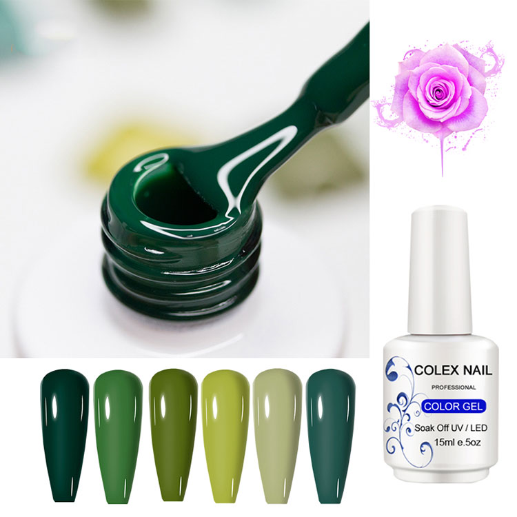 Eenvoudig aanbrengen kleur zuivere kleurgel polish