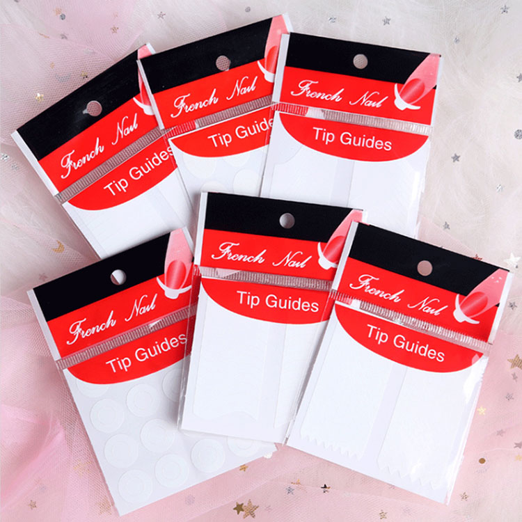 Europa Franse nagelsticker witte valse nail art stickertips