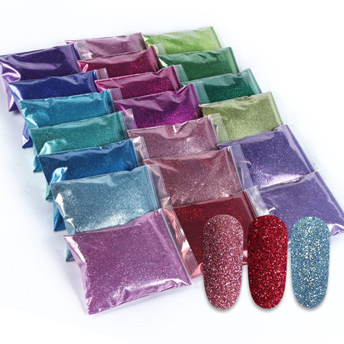 Holografische glitters pigment nail art poeders