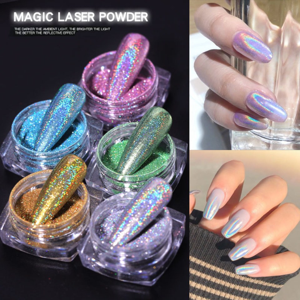 Laser regenboog glitterpoeder