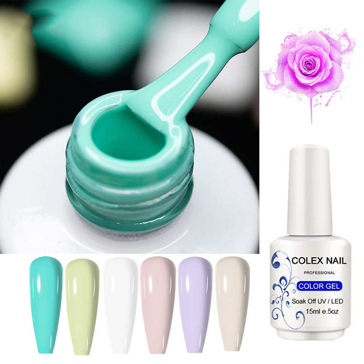 Macaron Green Pure Color Gel Pools