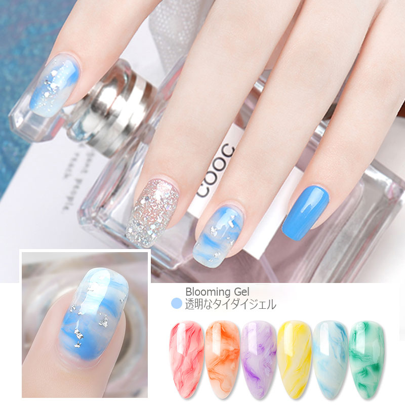 Magische waterverf bloeiende gel nagellak
