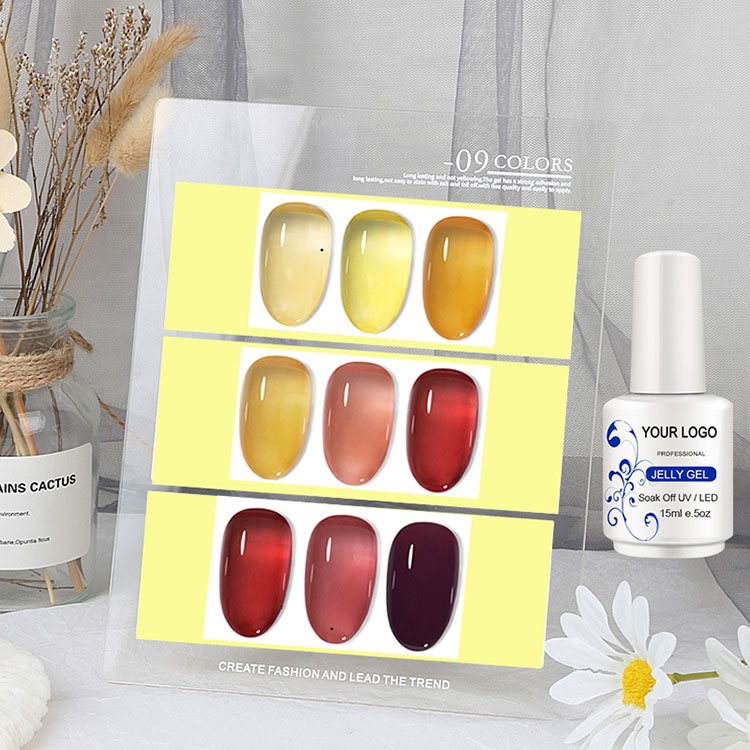 Nagel kunst pudding ijs gelei gelgoets