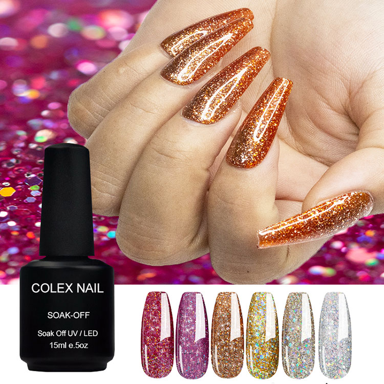 Reukloze glittergelgoets
