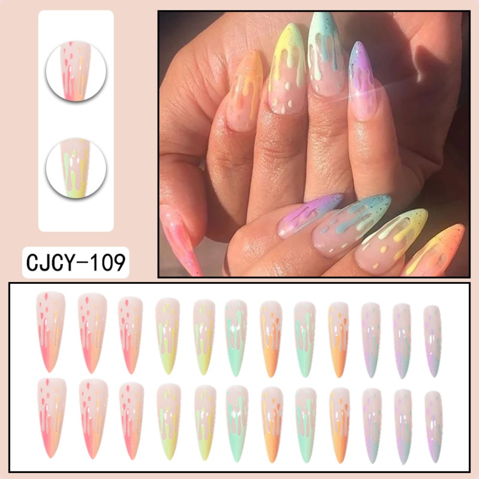 Regenboog valse nagels