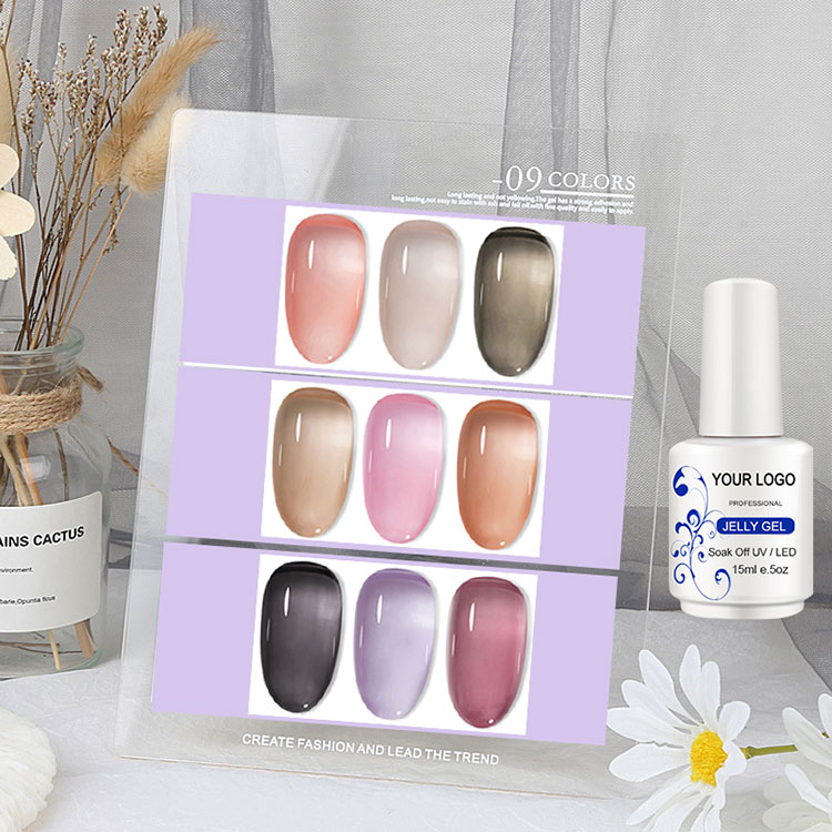 Semi-transparante naaktkleur Ice Jelly Gel Pool
