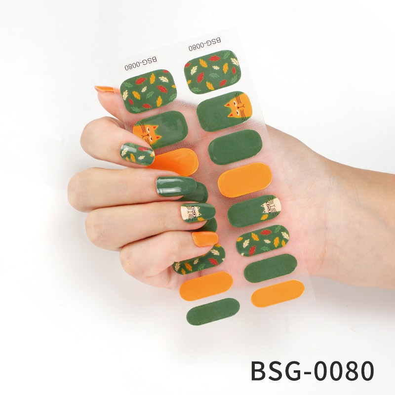 Semi-uitgeharde nagelfolie