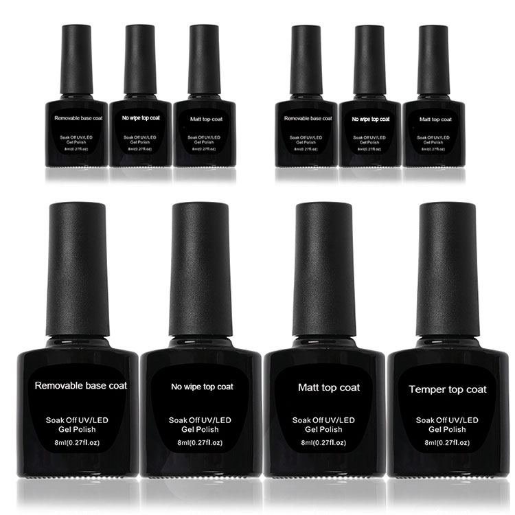 Shine -afwerking en langdurige No Wipe Base Coat