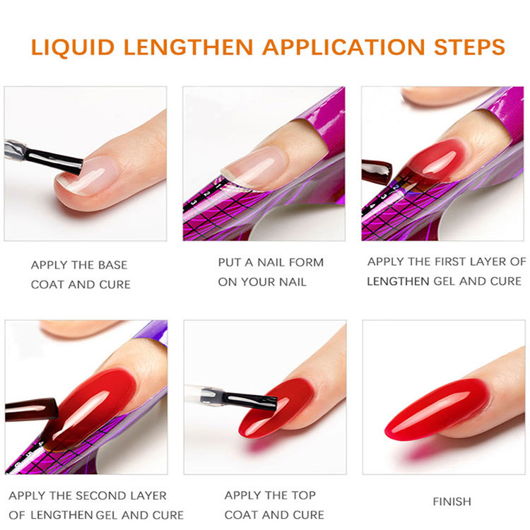 Sterrenkleuren Liner Art Extension Gel Polish