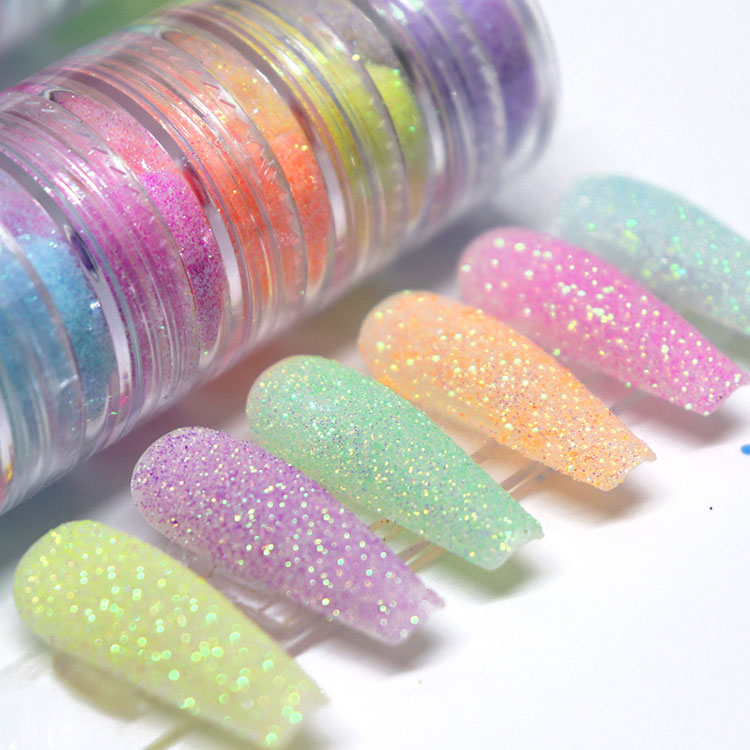 Suikerpoeder nagelglitterset
