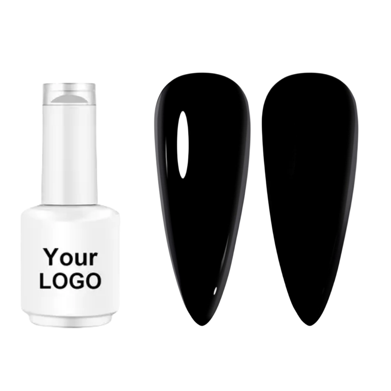 Superwit zwart gel nagellak