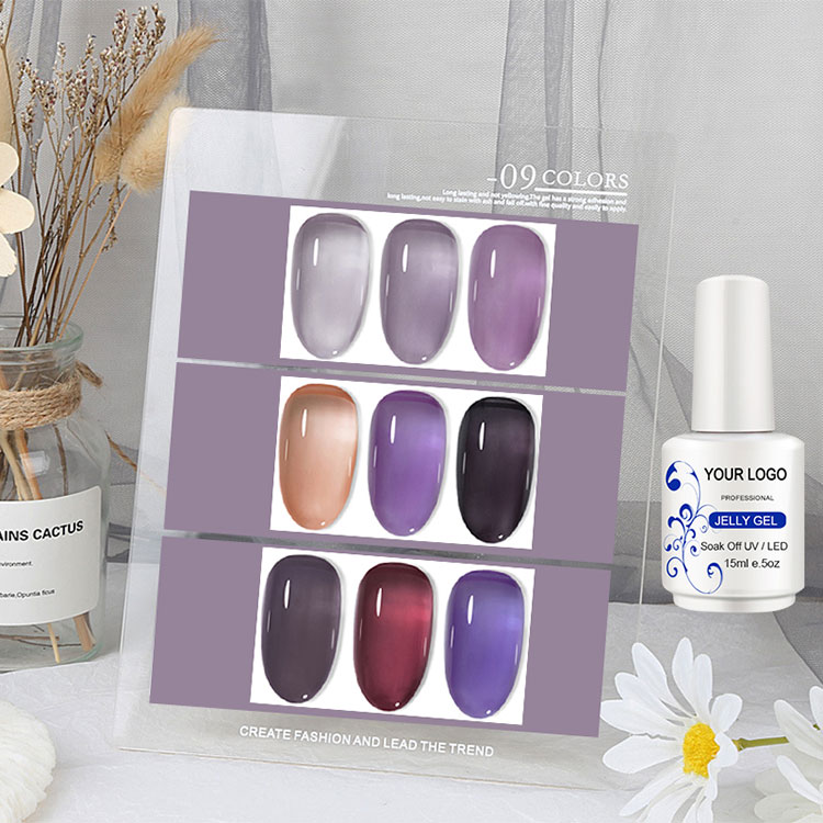 Drie laags verschillende effect Ice Jelly Gel Pools